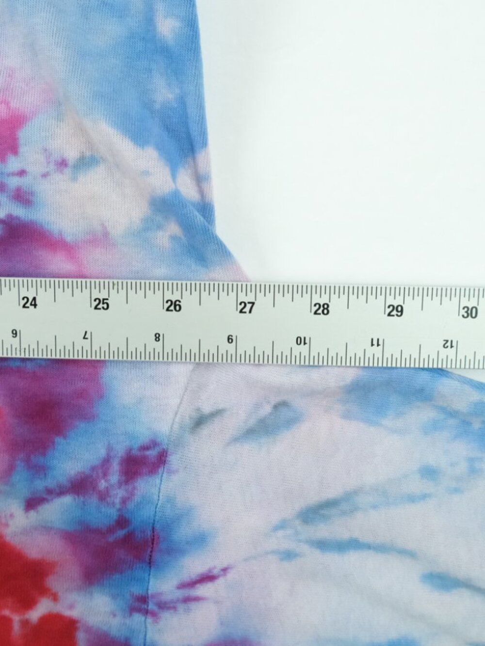 Vintage 90s Mossimo T-Shirt Custom Tie Dye Holed XL Golfing Grunge Center Logo - Picture 4 of 5